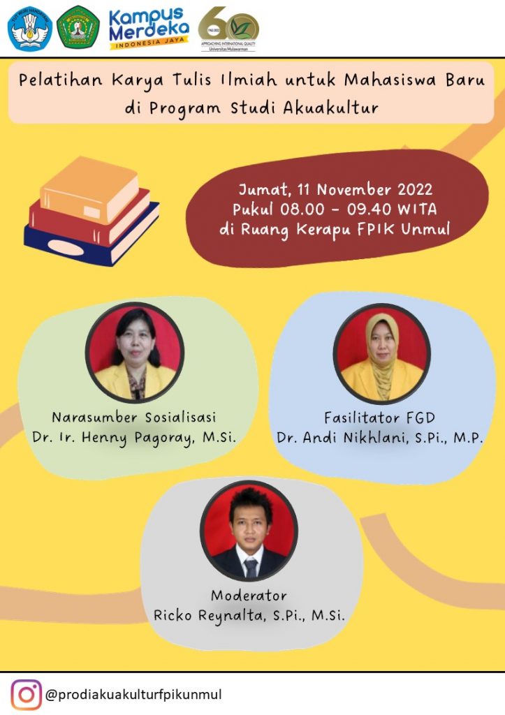 Pelatihan Karya Tulis Ilmiah Untuk Mahasiswa Baru Di Program Studi ...